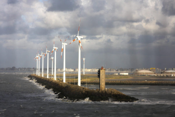 Windfarm on coast