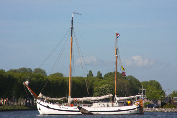 Two masted sailboat